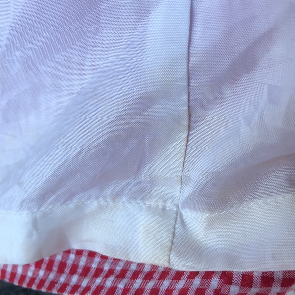 The Limited Gingham Sleeveless Dress- Lined - Size 8- Red & White NWT - Picture 5 of 7